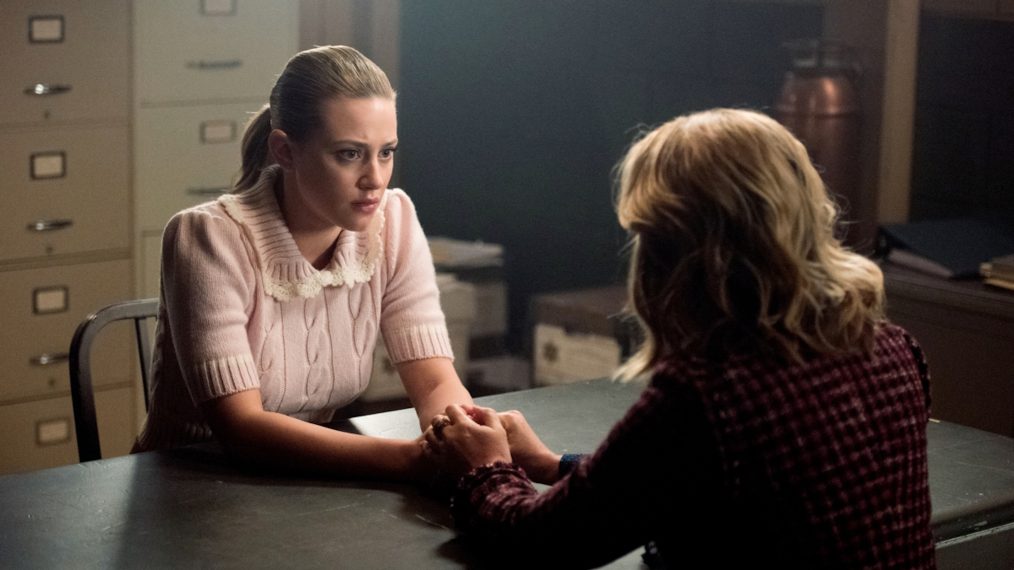 Lili Reinhart and Madchen Amick in Riverdale Season 4