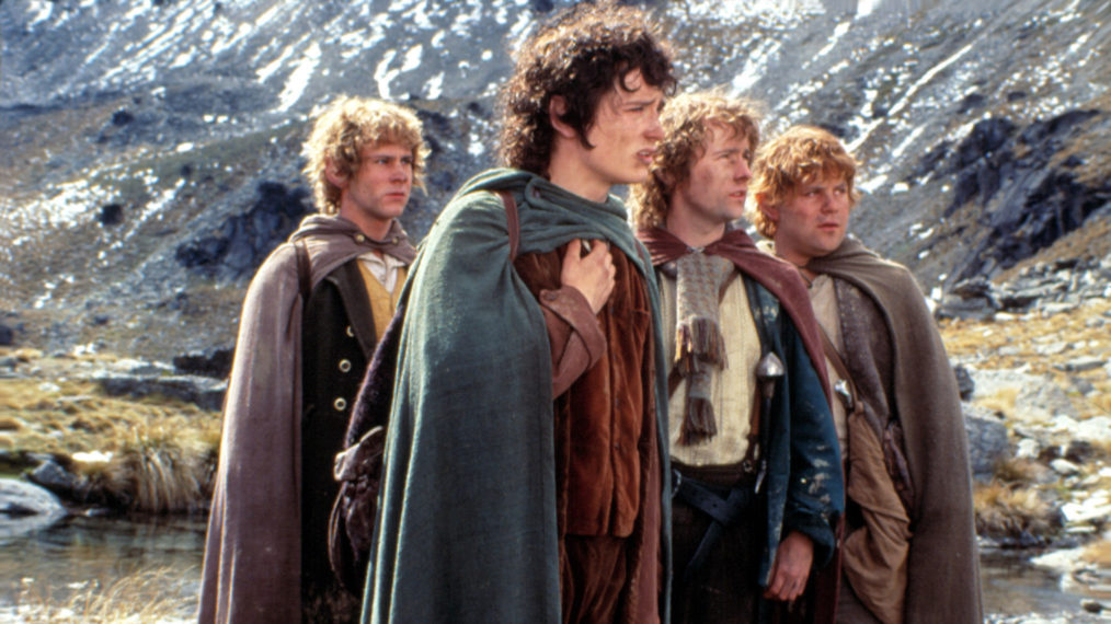 Lord of the Rings - Dominic Monaghan, Elijah Wood, Billy Boyd, Sean Astin