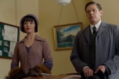 Essie Davis and Nathan Page in Miss Fisher and the Crypt of Tears