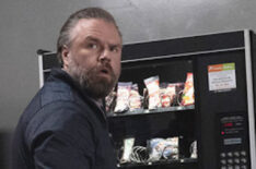 Tyler Labine as Dr. Iggy Frome at a vending machine in New Amsterdam - Season 2, Episode 17