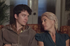 Asa Butterfield as Otis and Gillian Anderson as Jean in Sex Education - Season 1