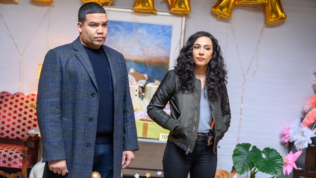 Frank Harts as JT and Aurora Perrineau as Dani in Prodigal Son - Episode 17 - 'Stranger Beside You'