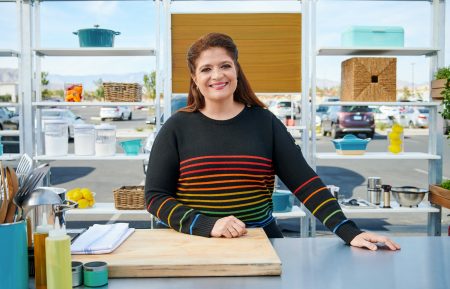 Host Alex Guarnaschelli, as seen on Supermarket Stakeout, Season 2