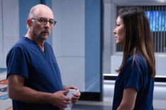 Richard Schiff and Christina Chang - The Good Doctor Season 3 Finale Glassman Lim Melendez Diagnosis