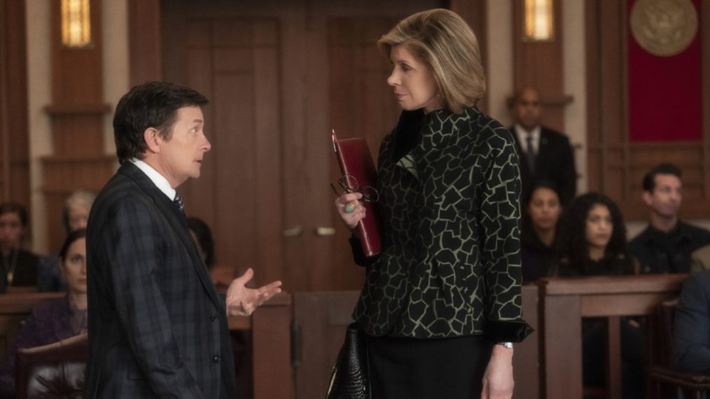 The Good Fight Season 4 Michael J Fox Christine Baranski