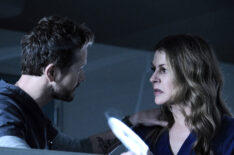 Matt Czuchry and Jane Leeves in the 'Burn it All Down' season finale episode of The Resident - Season 3