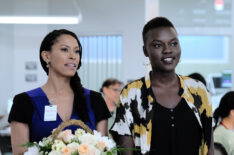 Guest star Kearran Giovanni and Shaunette Renee Wilson in the Season 3 finale episode of The Resident - 'Burn it All Down'