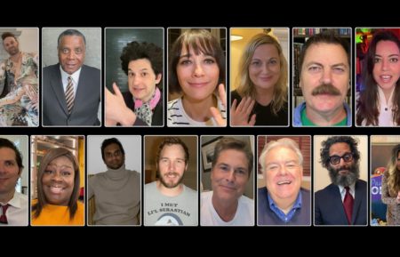 A Parks and Recreation Special cast photo