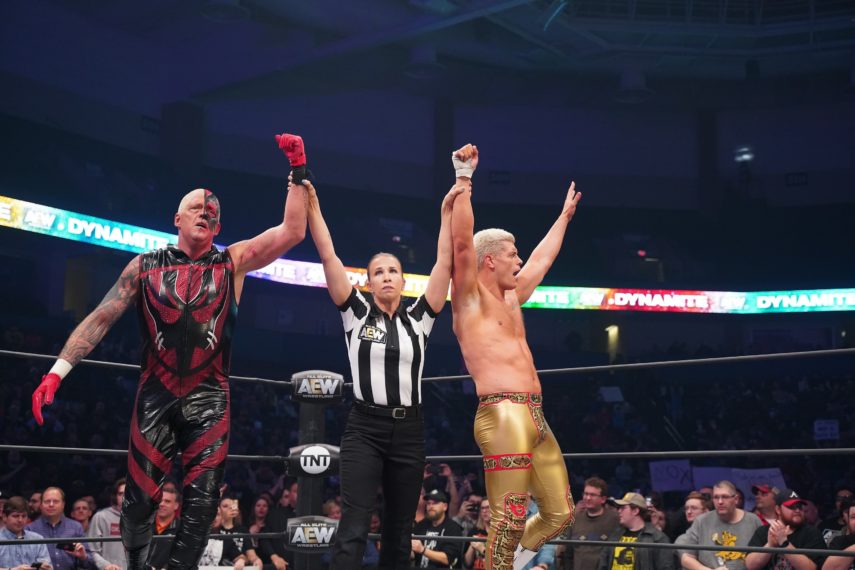 Dustin Rhodes and Cody