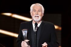 CMT Benefit for Musicares - Kenny Rogers With Trophy