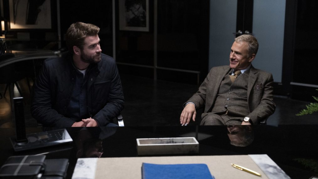 Liam Hemsworth and Christoph Waltz