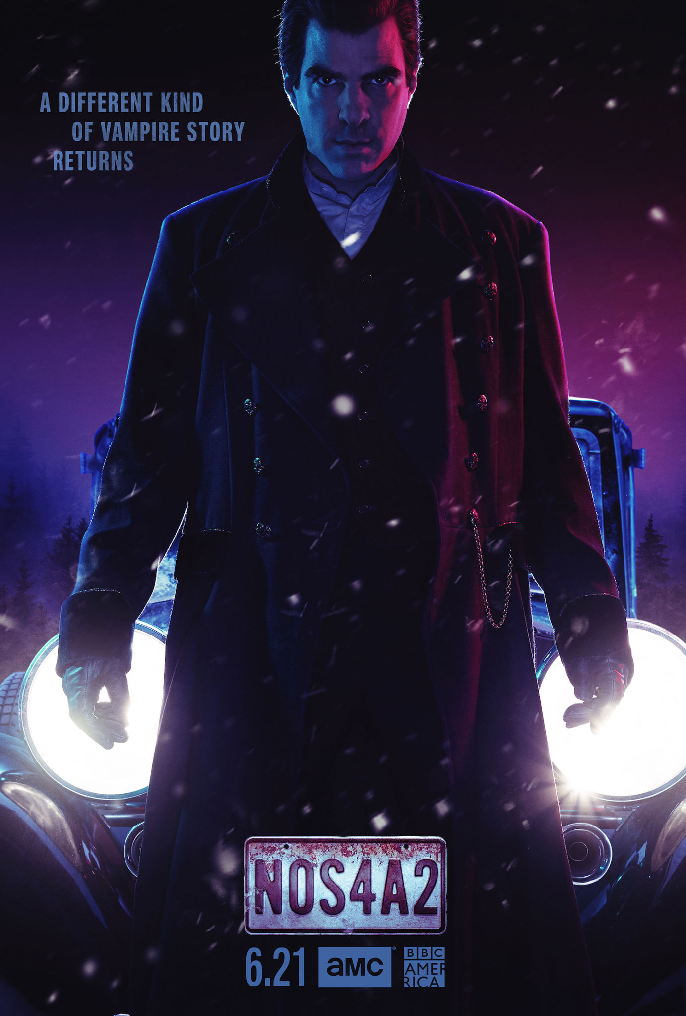 Zachary Quinto NOS4A2 Season 2 Key Art Charlie Manx