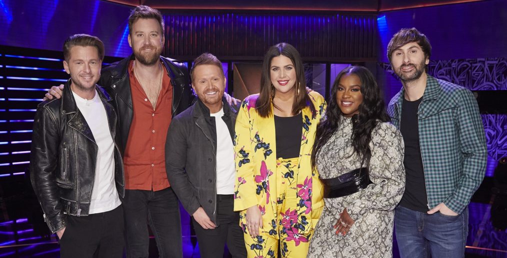 SONGLAND LADY ANTEBELLUM SHANE MCANALLY ESTER DEAN RYAN TEDDER JUDGES GROUP