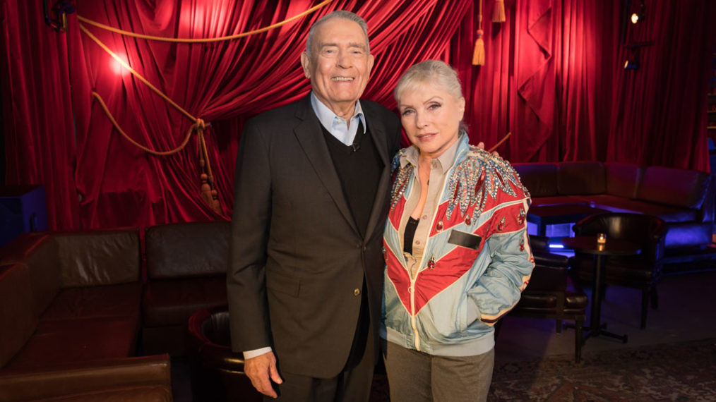 Dan Rather and Debbie Harry