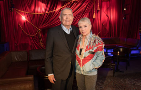 Dan Rather and Debbie Harry