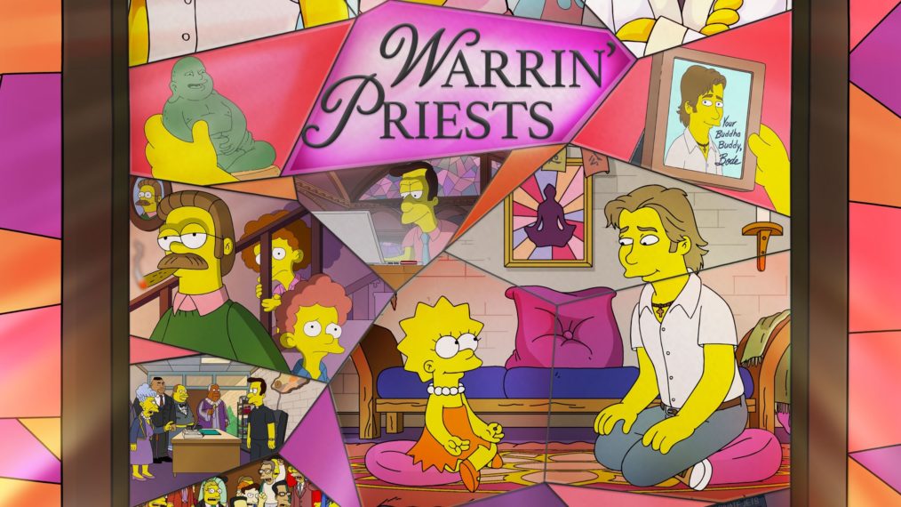 The Simpsons Warrin' Preists
