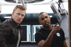 Kevin McKidd and Jason George in Station 19