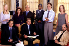 Cast of The West Wing - Janel Moloney, Stockard Channing, John Spencer, Dule Hill, Bradley Whitford, Allison Janney, Richard Schiff, Martin Sheen, Rob Lowe