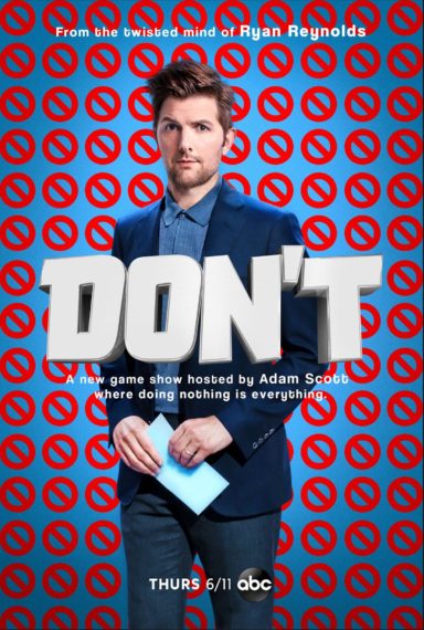 Don't Poster Game Show Adam Scott Host