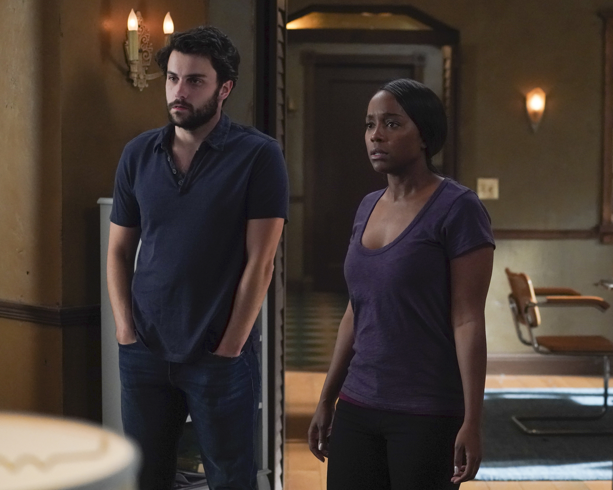 Jack Falahee Aja Naomi King How to Get Away With Murder Season 6 Episode 12 Connor Michaela