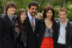 Joan of Arcadia cast - Jason Ritter, Amber Tamblyn, Joe Mantegna, Mary Steenburgen, Michael Welch