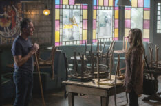 Scott Bakula as Special Agent Dwayne Pride and Paige Turco as Linda Pride in NCIS New Orleans - Season 6, Episode 20 - Engaged Daughter