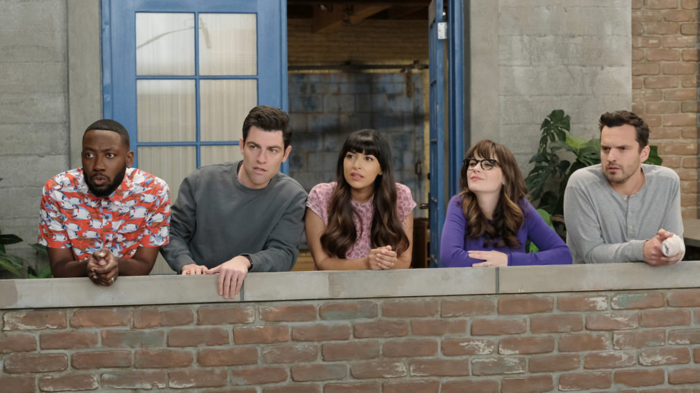 New Girl - Lamorne Morris, Max Greenfield, Hannah Simone, Zooey Deschanel, and Jake Johnson in 'Engram Pattersky'