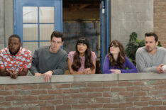 New Girl - Lamorne Morris, Max Greenfield, Hannah Simone, Zooey Deschanel, and Jake Johnson in 'Engram Pattersky'