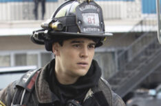 Alberto Rosende as Blake Gallo in One Chicago Fire Crossover