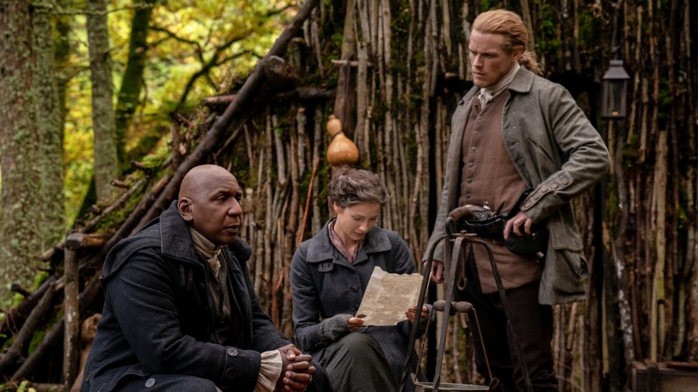 Outlander Season 5 Colin McFarlane Caitriona Balfe Sam Heughan