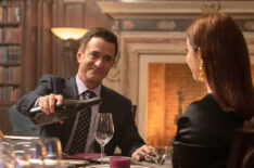 Dermot Mulroney as Nicholas and Bellamy Young as Jessica in Prodigal Son Season 1 Finale