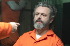 Michael Sheen in Rykers in the 'Like Father...' season finale episode of Prodigal Son