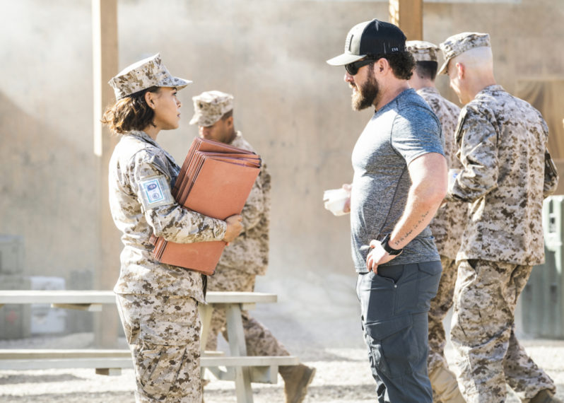 Toni Trucks AJ Buckley SEAL Team Season 3 Episode 20 Davis Sonny