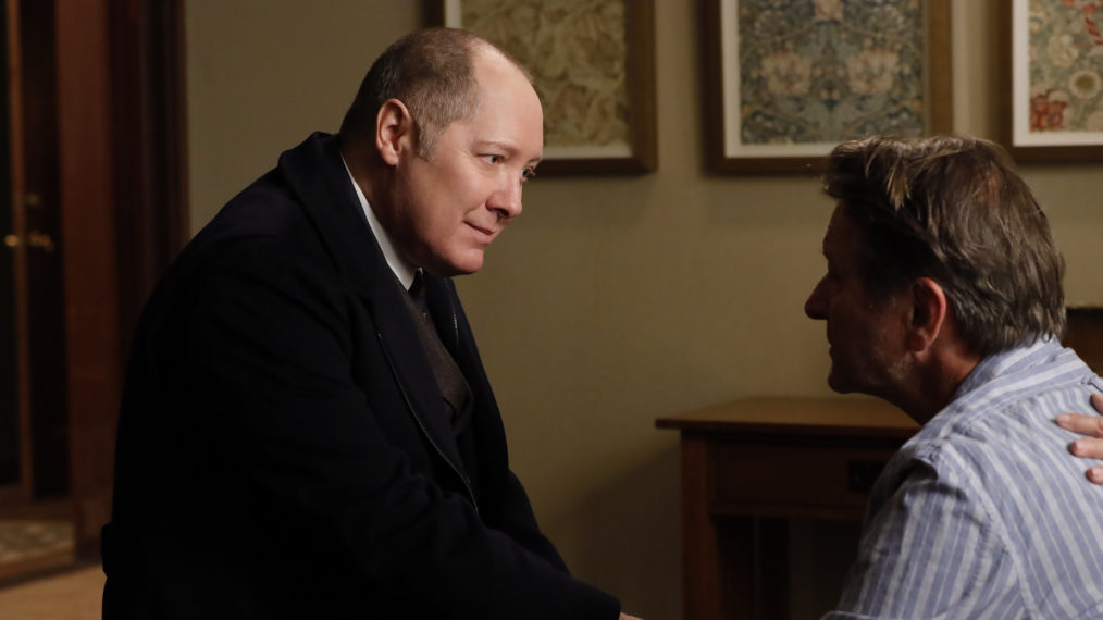 James Spader and Gordon Kemp in The Blacklist - Season 7 Episode 15