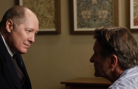 James Spader and Gordon Kemp in The Blacklist - Season 7 Episode 15