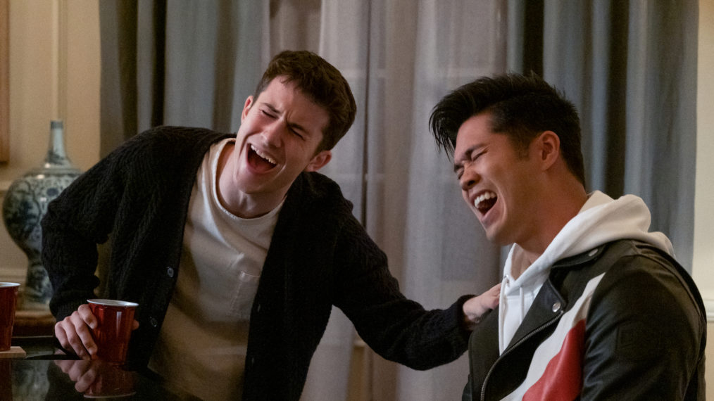 Dylan Minnette as Clay Jensen and Ross Butler as Zach Dempsey in 13 Reasons Why - Season 4, Episode 5