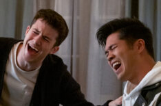 Dylan Minnette as Clay Jensen and Ross Butler as Zach Dempsey in 13 Reasons Why - Season 4, Episode 5