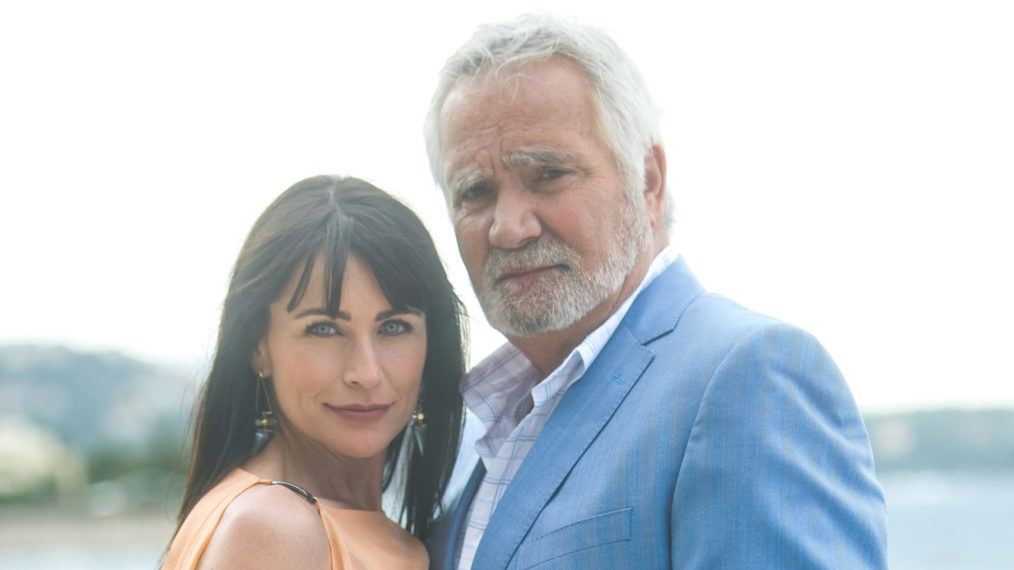 Rena Sofer and John McCook of Bold and the Beautiful