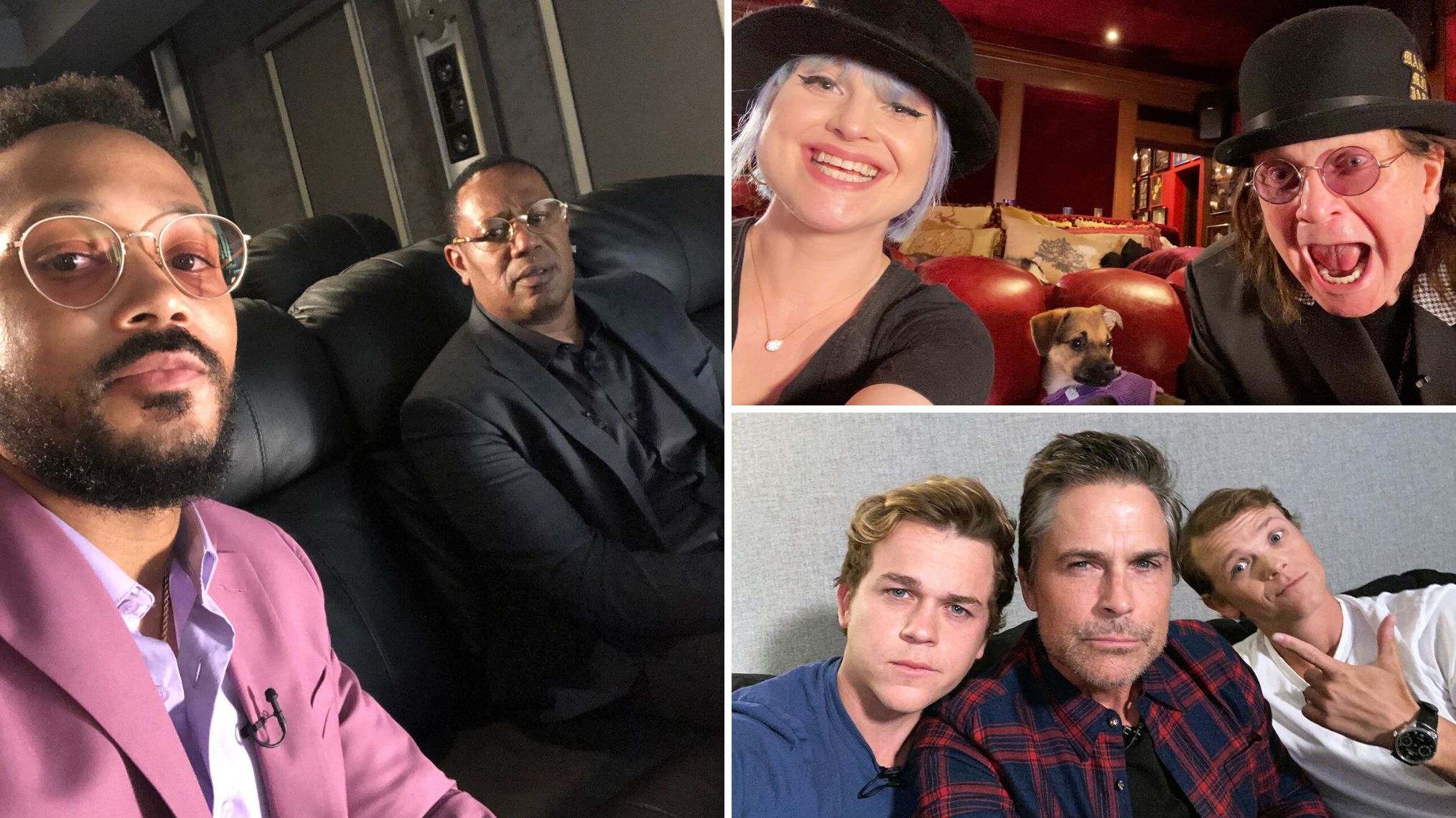 Celebrity Watch Party Fox Selfies