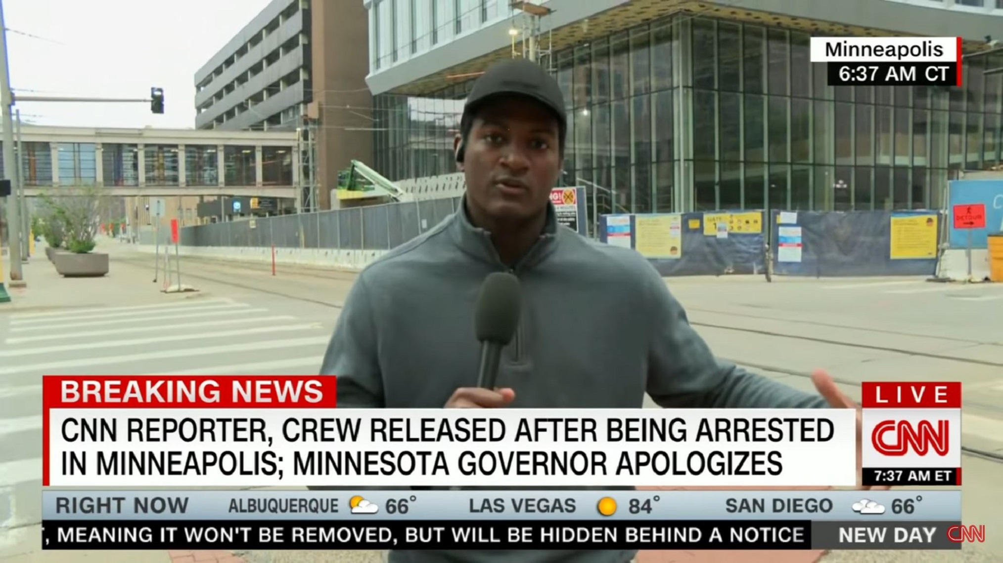 CNN's Omar Jiminez Released From Custody Following On-Air Arrest in