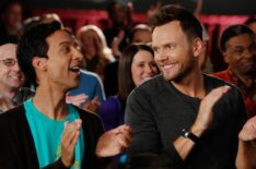 Community, Season 6 - Joel McHale and Danny Pudi clapping