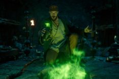Gustaf Skarsgård as Merlin in Cursed - Season 1