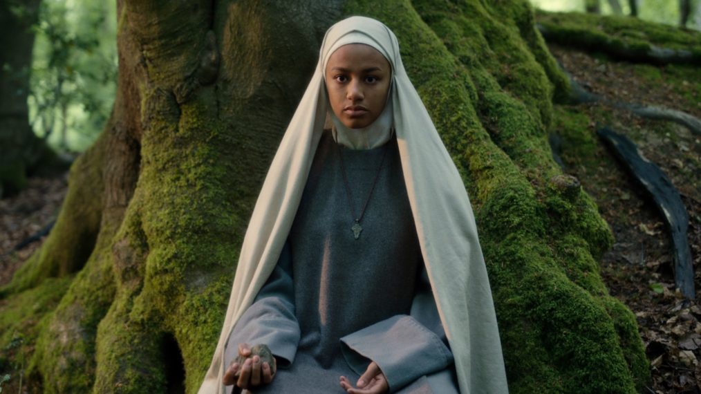 Shalom Brune-Franklin as Sister Igraine in Cursed - Season 1