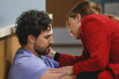 Giacomo Gianniotti and Ellen Pompeo in Grey's Anatomy Season 16 Finale
