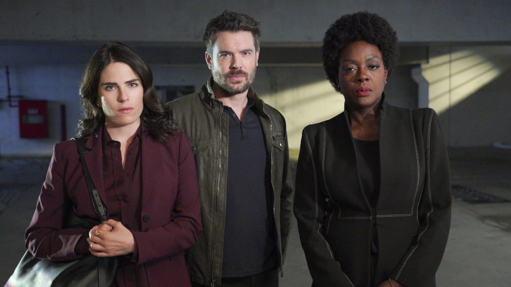 Karla Souza, Charlie Weber, and Viola Davis in 'How to Get Away with Murder'