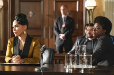 Amirah Vann and Viola Davis in court in How to Get Away With Murder - Season 6, Episode 14