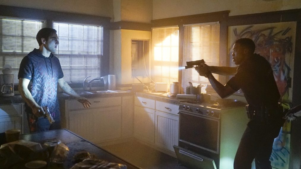 Themo Melikidze, Titus Makin Jr. in The Rookie - Season 2
