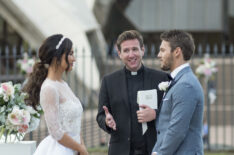 Steffy Forrester (Jacqueline MacInnes Wood) and Liam Spencer (Scott Clifton) wed in front of the Sydney Opera House on The Bold and the Beautiful