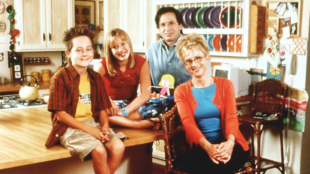 Lizzie McGuire cast - Jake Thomas, Hilary Duff, 'Lizzie McGuire', Robert Carradine, Hallie Todd