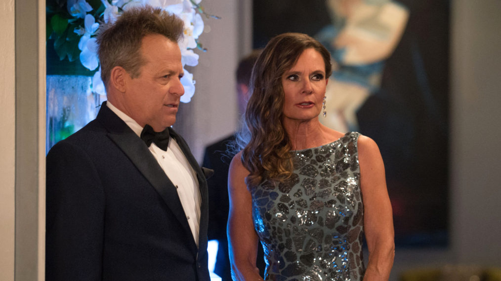 Kin Shriner and Lynn Herring attend the 2019 Nurses Ball in General Hospital